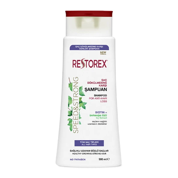 Restorex Şampuan Saç Dökülmesine Karşı 500 Ml (5'li Paket) ürün görseli 1