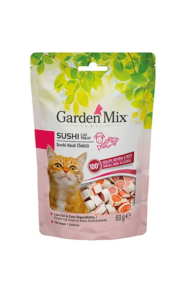 Garden Mix Kedi Ödül Maması Kuzulu Sushi 60 G ürün görseli 1