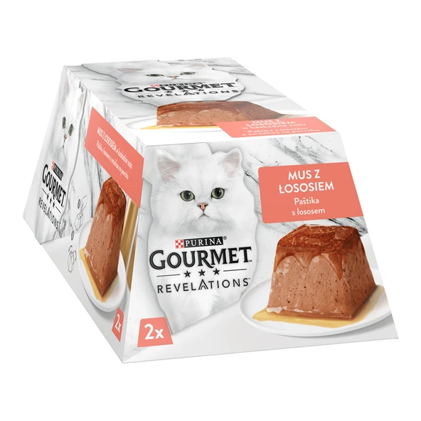 Gourmet Revelations Somonlu Yaş Kedi Maması 2 x 57G (5'li Paket) ürün görseli 1