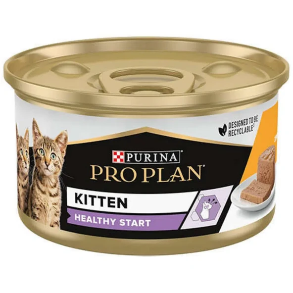 Proplan Yavru Kedi Yaş Maması Tavuklu 85 G ürün görseli 1