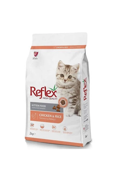 Reflex Yavru Kedi Maması Tavuklu Ve Prinçli 2 Kg ürün görseli 1