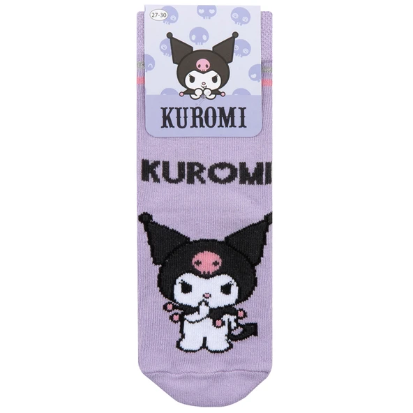 Kuromi Kız Çocuk Soket Çorap (7'li Paket) ürün görseli 1