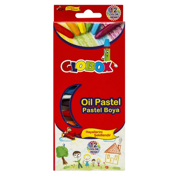 Globox Pastel Boya 12'Li (8'li Paket) ürün görseli 1
