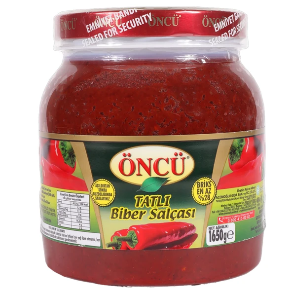 Öncü Biber Salçası Tatlı 1650 G (7'li Paket) ürün görseli 1