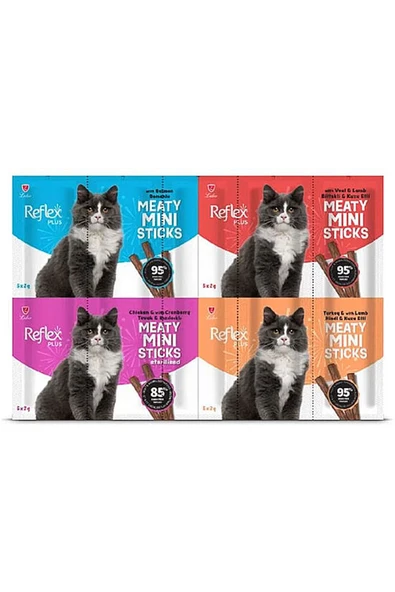 Reflex Plus Kedi Ödül Maması Mini 2*20 G ürün görseli 1