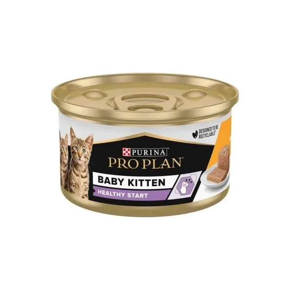 Proplan Yavru Kedi Yaş Maması Tavuklu 85 G ürün görseli 1
