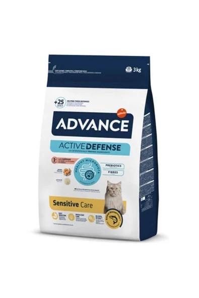 Advance Kedi Maması Sensitive Somonlu 3 Kg ürün görseli 1