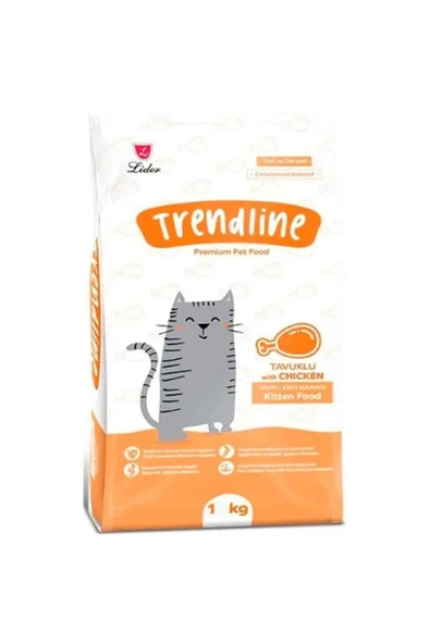 Trendline Yavru Kedi Maması Tavuklu 1 Kg ürün görseli 1