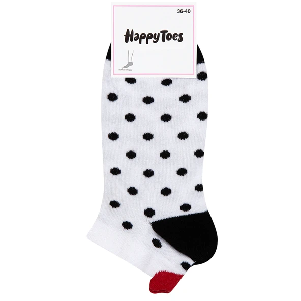 Happy Toes Kalp Lastik Desenli Patik Çorap 36-40 (8'li Paket) ürün görseli 1