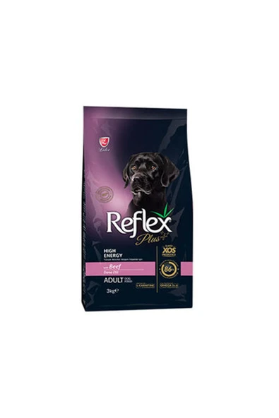 Reflex Plus Köpek Maması Biftekli High Energy 3 Kg ürün görseli 1