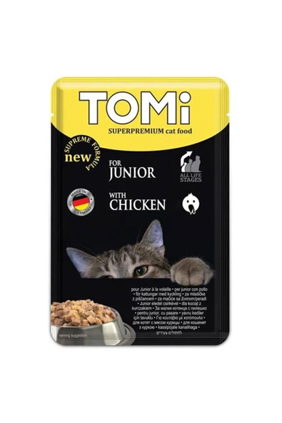 Tomi Yavru Kedi Yaş Maması Kümes Hayvanlı 100 G ürün görseli 1