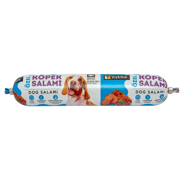 Yepvital Özel Balık Etli Köpek Salamı 200 G (3'li Paket) ürün görseli 1