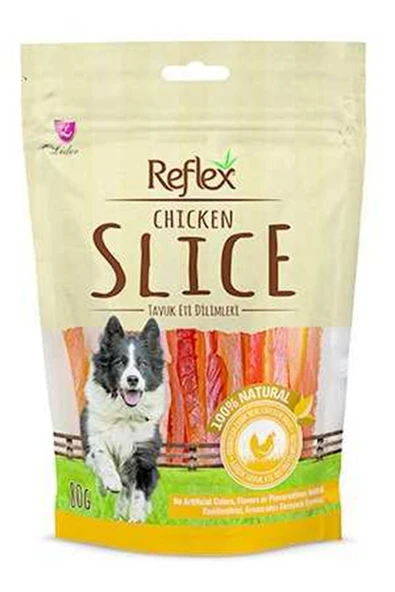 Reflex Köpek Ödül Maması Tavuk Eti Dilim 80 G ürün görseli 1