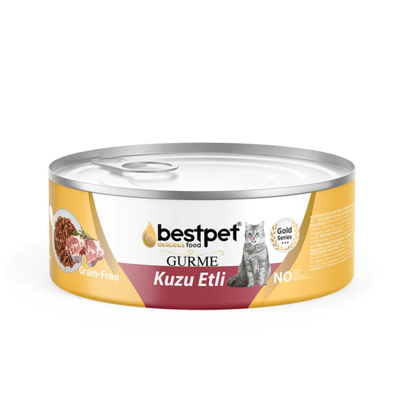 Bestpet Gurme Kuzu Eti Soslu Yetişkin Kedi Konservesi 85 G (6'li Paket) ürün görseli 1