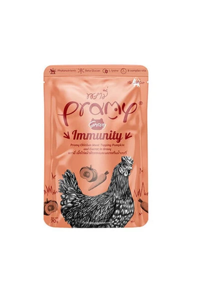Pramy Kedi Maması Tavuk, Bal Kabak Ve Havuçlu 70 G ürün görseli 1