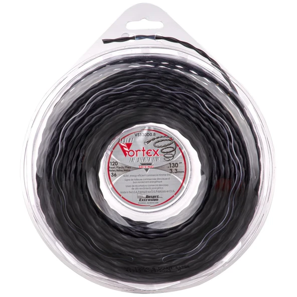 Tırpan Misina 3,3mm 36m Siyah Burgulu Vortex ürün görseli 1