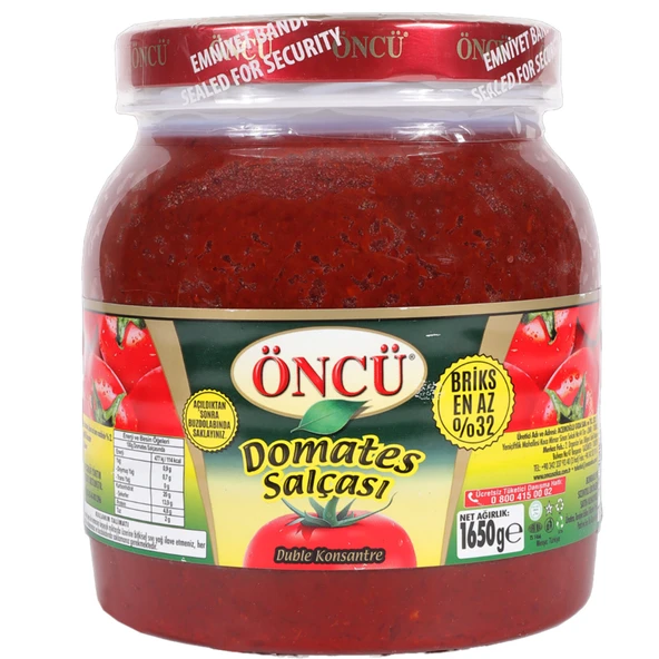 Öncü Domates Salçası 1650 G (5'li Paket) ürün görseli 1
