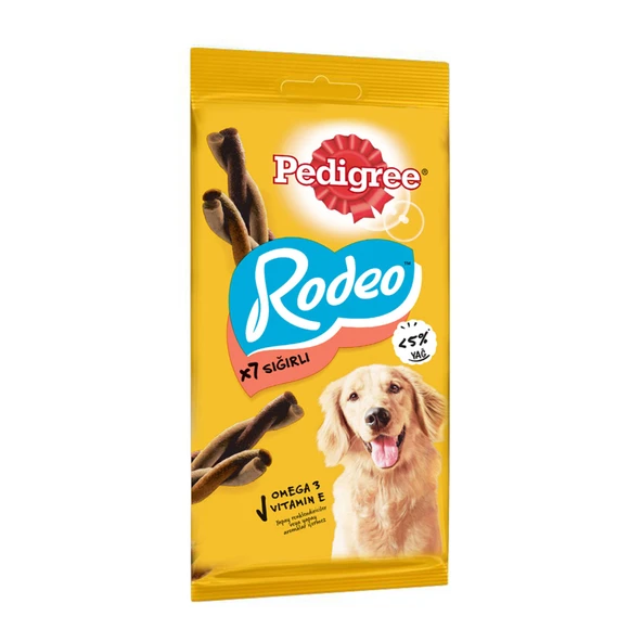 Pedigree Rodeo 7'li Ödül Maması 123 G (5'li Paket) ürün görseli 1
