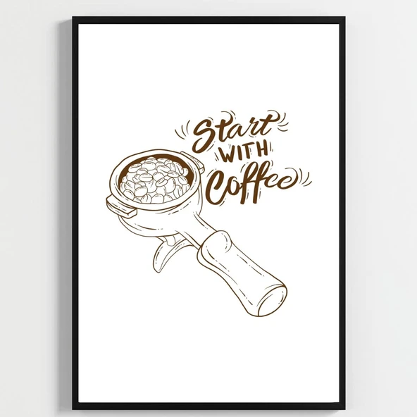 Besay Moka & Espresso | Kahve Köşesi Duvar Dekorasyonu | Esprili Yazılı Kafe Ve Mutfak Posteri | 3'Lü Set A4 Çerçevesiz ürün görseli 1