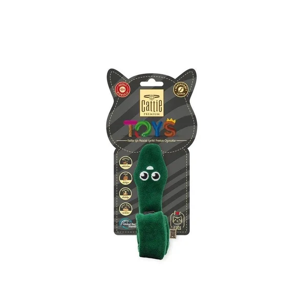 Cattie Kedi Oyuncağı Matatabili Peluş Yılan 33 Cm ürün görseli 1
