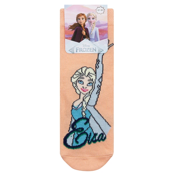 Frozen Kız Çocuk Soket Çorap Pembe (8'li Paket) ürün görseli 1