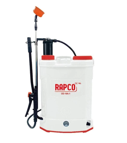 Rapco Turbo Şarjlı Ve Kollu Sırt Tipi İlaç Pompası Akülü İlaçlama Makinesi 16 L ürün görseli 1