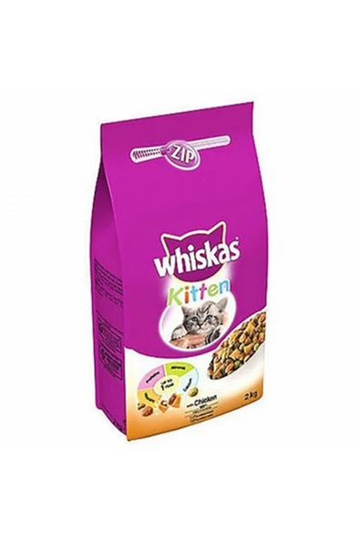 Whiskas Yavru Kedi Maması Tavuklu 1.9 Kg ürün görseli 1