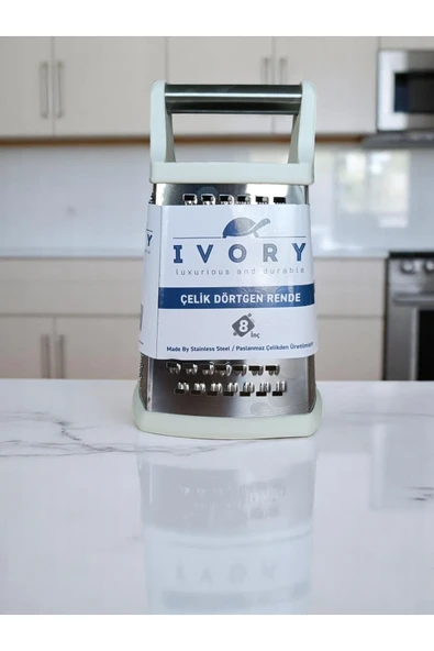 Ivory Ivo-rnd127 Çelik Dörtgen Rende Büyük ürün görseli 1