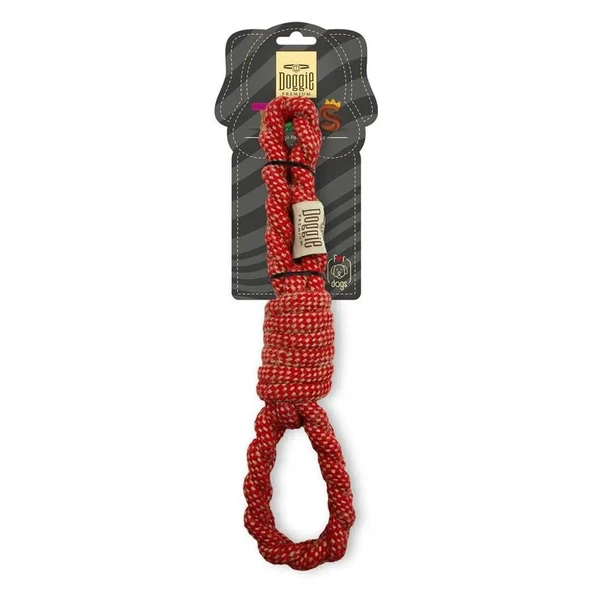 Doggie Köpek Oyuncağı Pamuk Halat Sekiz 35 Cm ürün görseli 1