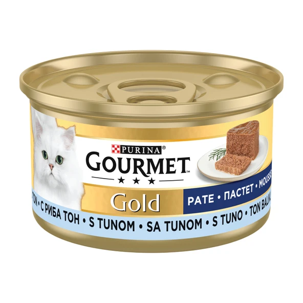 Gourmet Gold Kıyılmış Ton Balıklı Yaş Kedi Maması Konserve 85 G (7'li Paket) ürün görseli 1