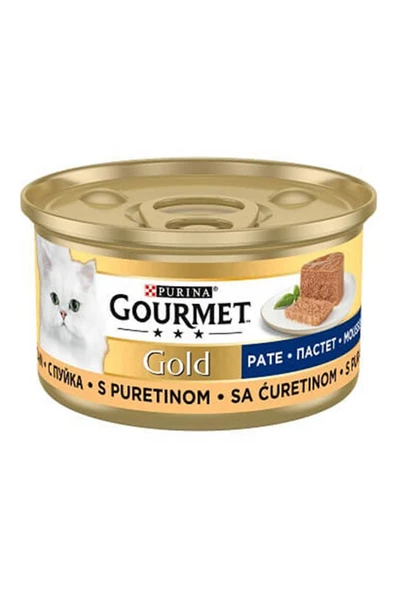 Gourmet Kedi Yaş Maması Hindili 85 G ürün görseli 1