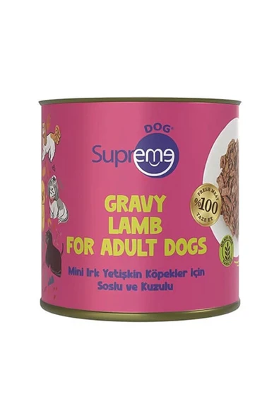 Supreme Köpek Yaş Maması Küçük Irk Kuzulu 200 G ürün görseli 1