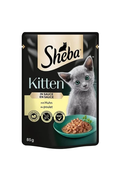 Sheba Yavru Kedi Yaş Maması Tavuklu 85 G ürün görseli 1