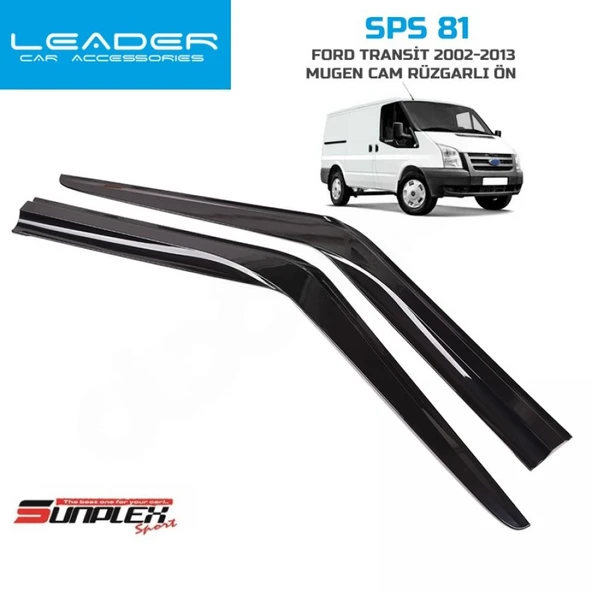 CAM RÜZGARLIĞI SUNPLEX MUGEN FORD TRANSİT 2002-2013 2Lİ SPS81 ürün görseli 1