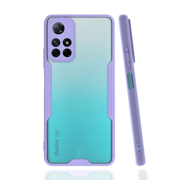 Xiaomi Redmi Note 11t Kılıf Platin Silikon - Lila ürün görseli 1