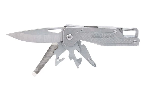 SwissTech 13-IN-1 Multi-Tools Satin Polish Çok Amaçlı Alet Çakı ST022001 ürün görseli 1