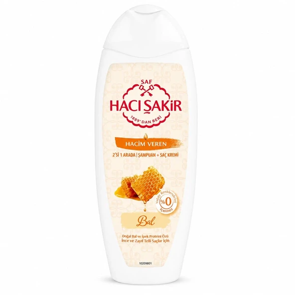 Hacı Şakir Şampuan 2in1 Bal Ince Telli Zayıf Saçlar 500 ml ürün görseli 1