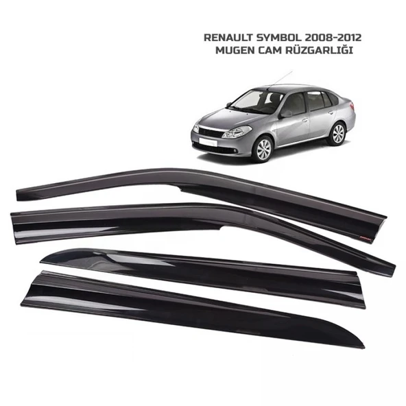 SUNPLEX CAM RÜZGARLIĞI RENAULT SYMBOL 2008-2012 ARASI 4LÜ ürün görseli 1