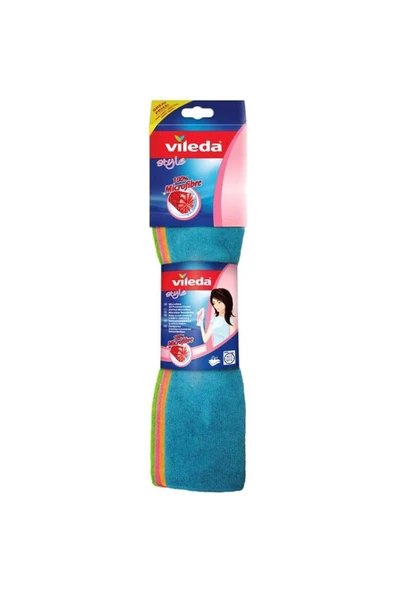 Vileda 174432  Mikrofiber Colors Bez Xl 4'lü ürün görseli 1