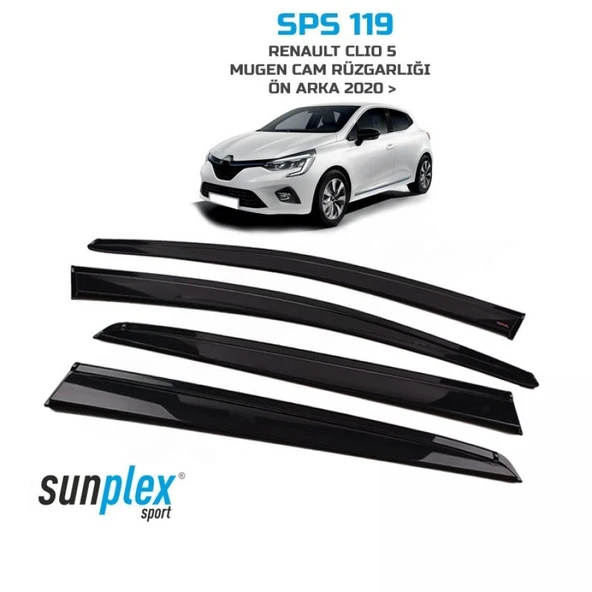 SUNPLEX CAM RÜZGARLIĞI RENAULT CLİO 5 2020 SONRASI 4LÜ ürün görseli 1