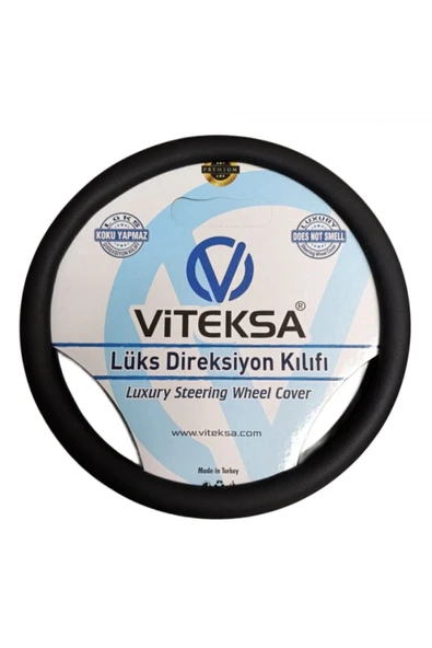 Lüks Kokusuz Silikon Direksiyon Kılıfı Siyah ürün görseli 1