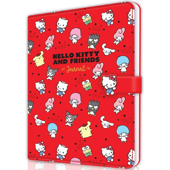 Hello Kitty Ve Arkşvegan Dri Mıkntısl Gnlk.13x18 cm 525-2028 ürün görseli 1