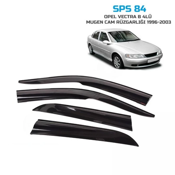 CAM RÜZGARLIĞI SUNPLEX MUGEN OPEL VECTRA B 1996-2003 4LÜ SPS84 ürün görseli 1