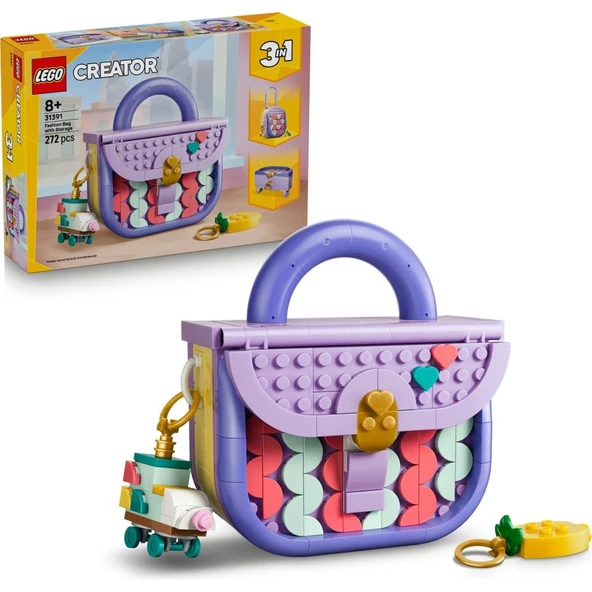 LEGO 31391 Creator 3’ü 1 Arada Saklama Bölmeli Tasarım Çanta ürün görseli 1