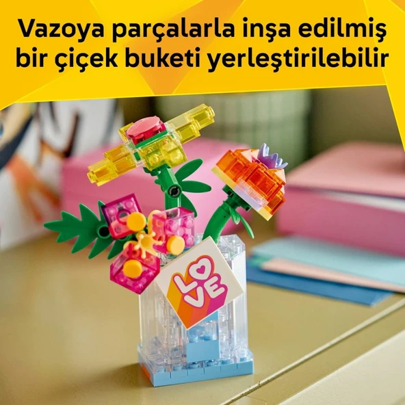 ® Creator 3’ü 1 Arada Çiçekli Dekoratif Parfüm Şişesi - Resim 2