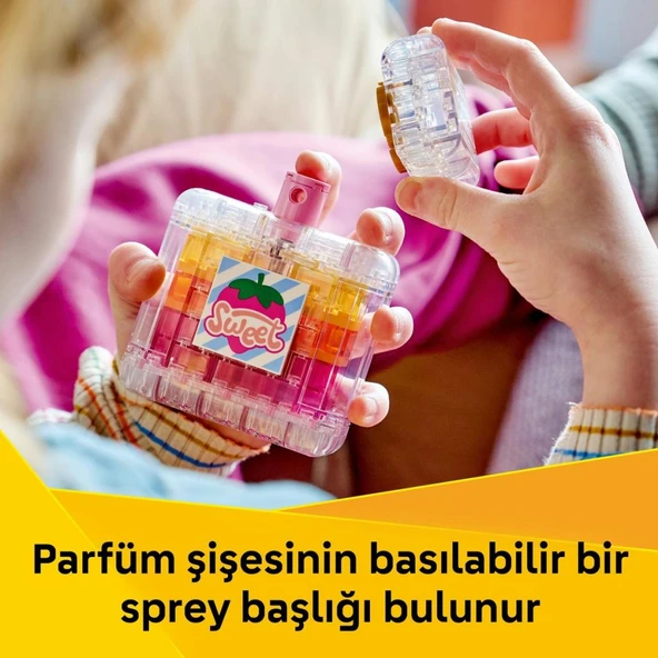 ® Creator 3’ü 1 Arada Çiçekli Dekoratif Parfüm Şişesi - Resim 8