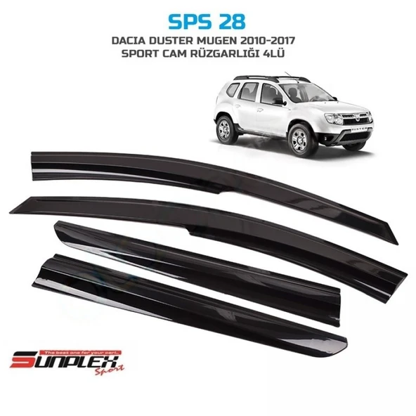 CAM RÜZGARLIĞI SUNPLEX DACIA DUSTER 2010-2017 4LÜ ürün görseli 1