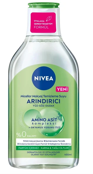 Nivea Micellar Makyaj Temizleme Suyu Arındırıcı 400 ml ürün görseli 1