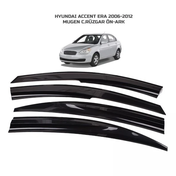 SUNPLEX CAM RÜZGARLIĞI HYUNDAİ ACCENT ERA 2006-2012 4LÜ ürün görseli 1
