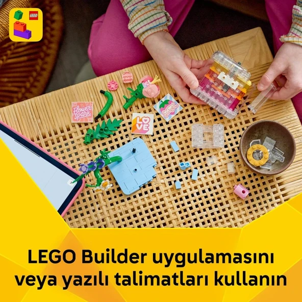 ® Creator 3’ü 1 Arada Çiçekli Dekoratif Parfüm Şişesi - Resim 9